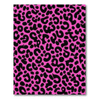 Vibrant Pink Leopard Spots Rug