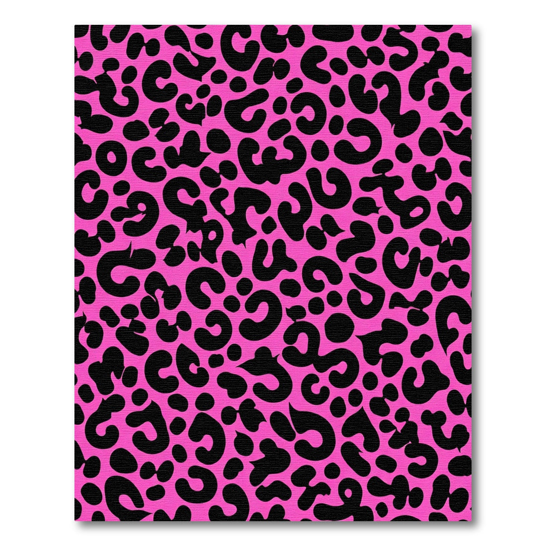 Vibrant Pink Leopard Spots Rug