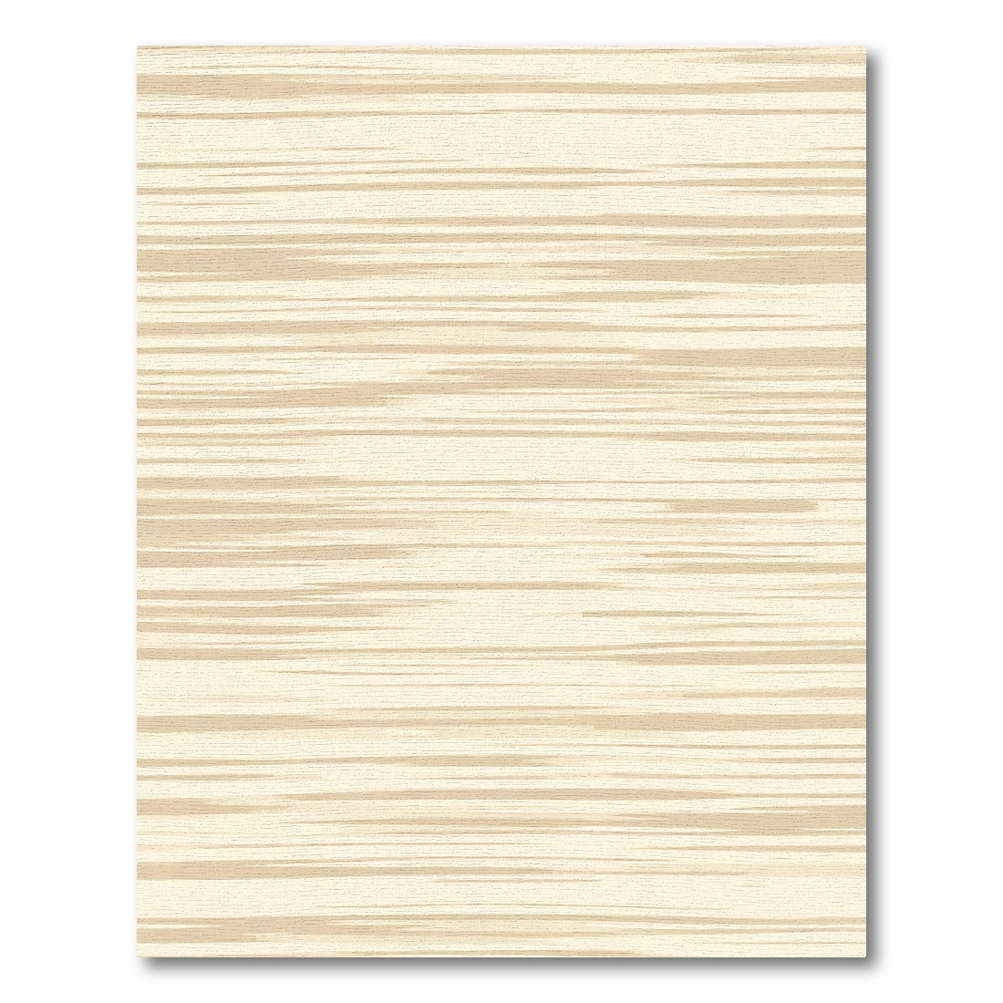 Textured Tan Horizontal Brush Stroke Rug