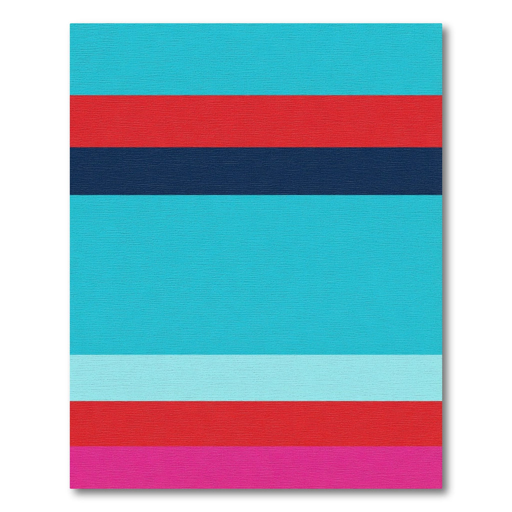 Bold Candy Stripe Abstract Rug