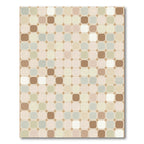 Soft Pastel Square Mosaic Rug