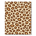 Brown Leopard Spots Seamless Pattern Rug