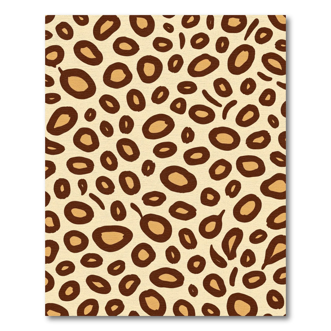 Brown Leopard Spots Seamless Pattern Rug