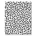 Black White Dotty Scatter Rug