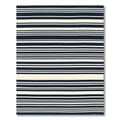Ink Ivory Horizontal Lines Rug