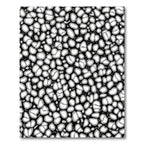 Abstract Pebble Gray Organic Texture Rug