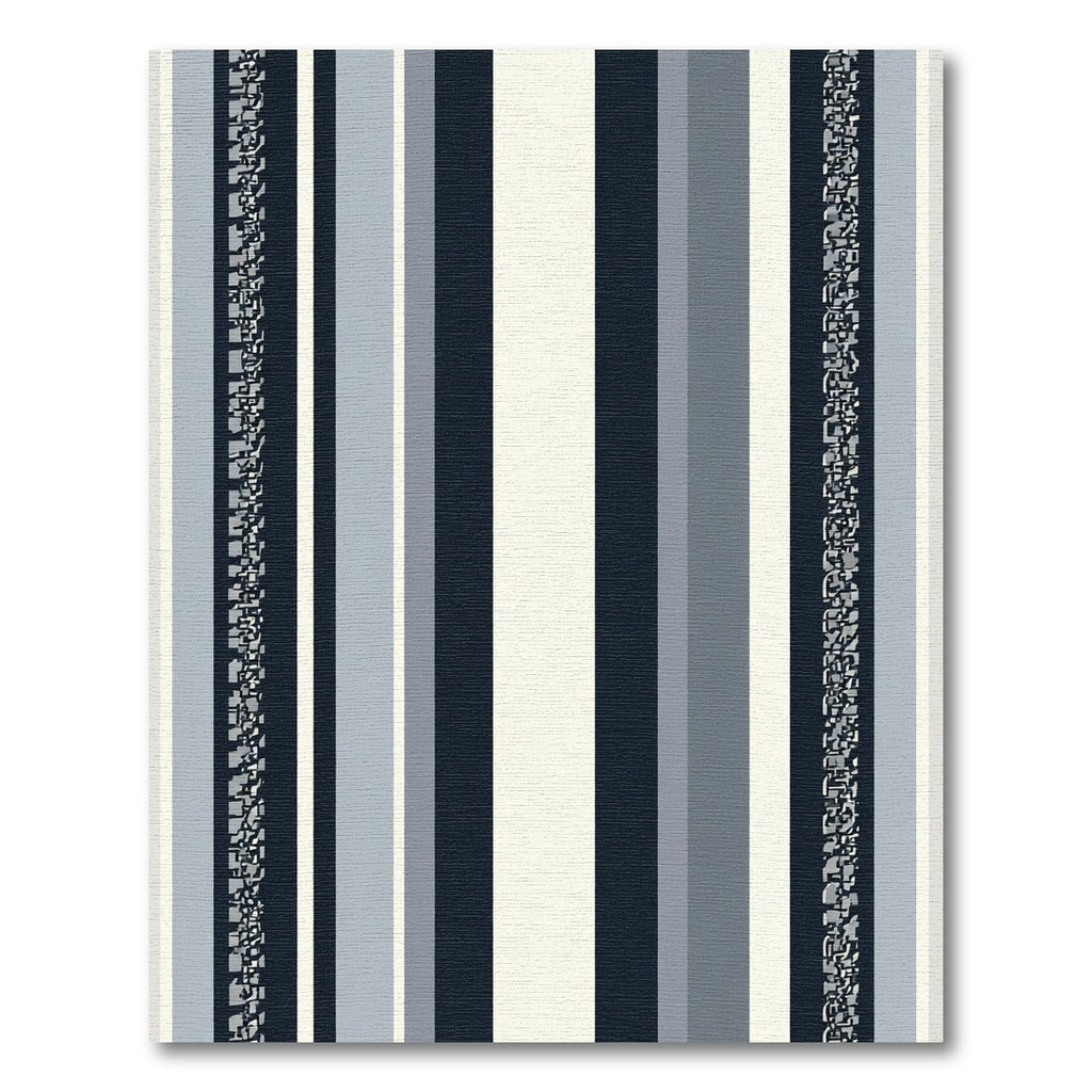 Modern Geometric Vertical Stripe Rug