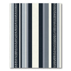 Modern Geometric Vertical Stripe Rug