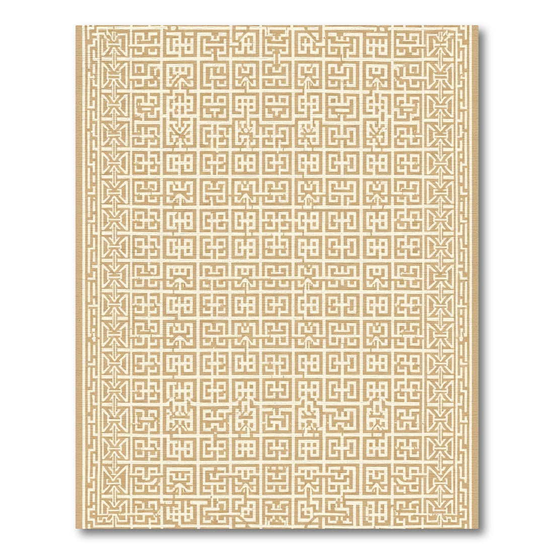 Golden Geometric Lattice Rug