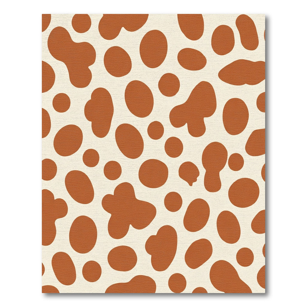 Orange Blob Spots Rug