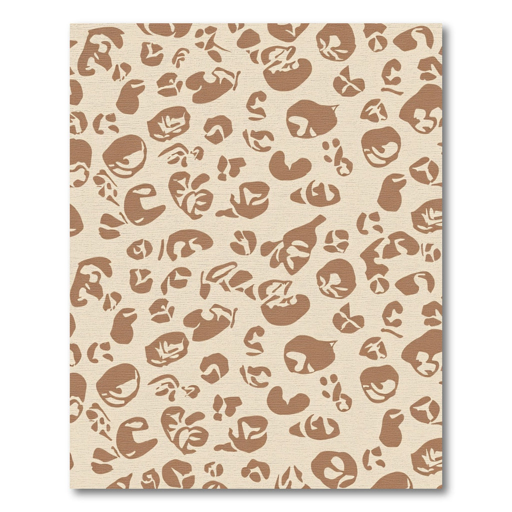 Modern Tan Cheetah Spots Rug