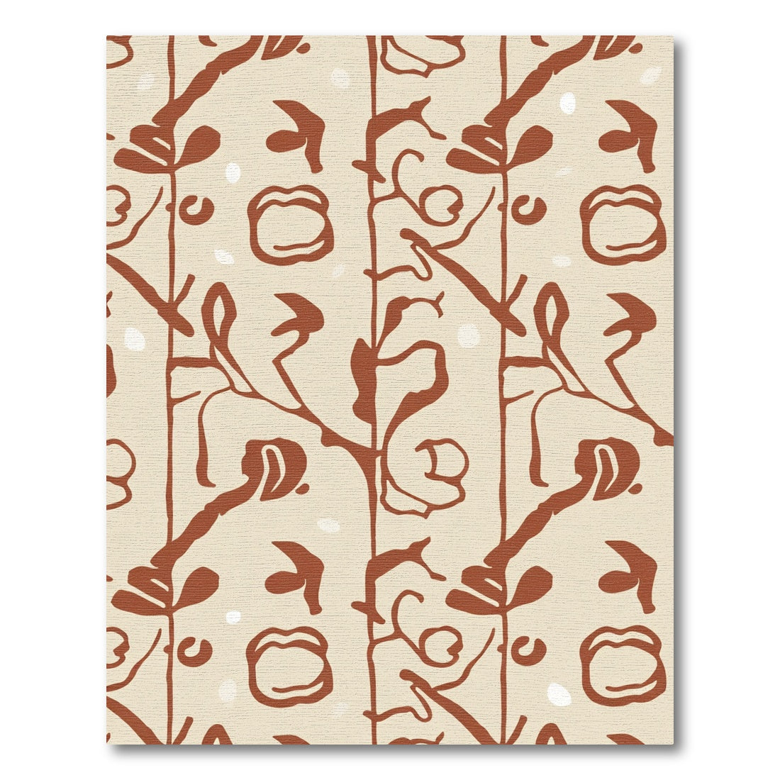 Brown Abstract Willow Grove Rug