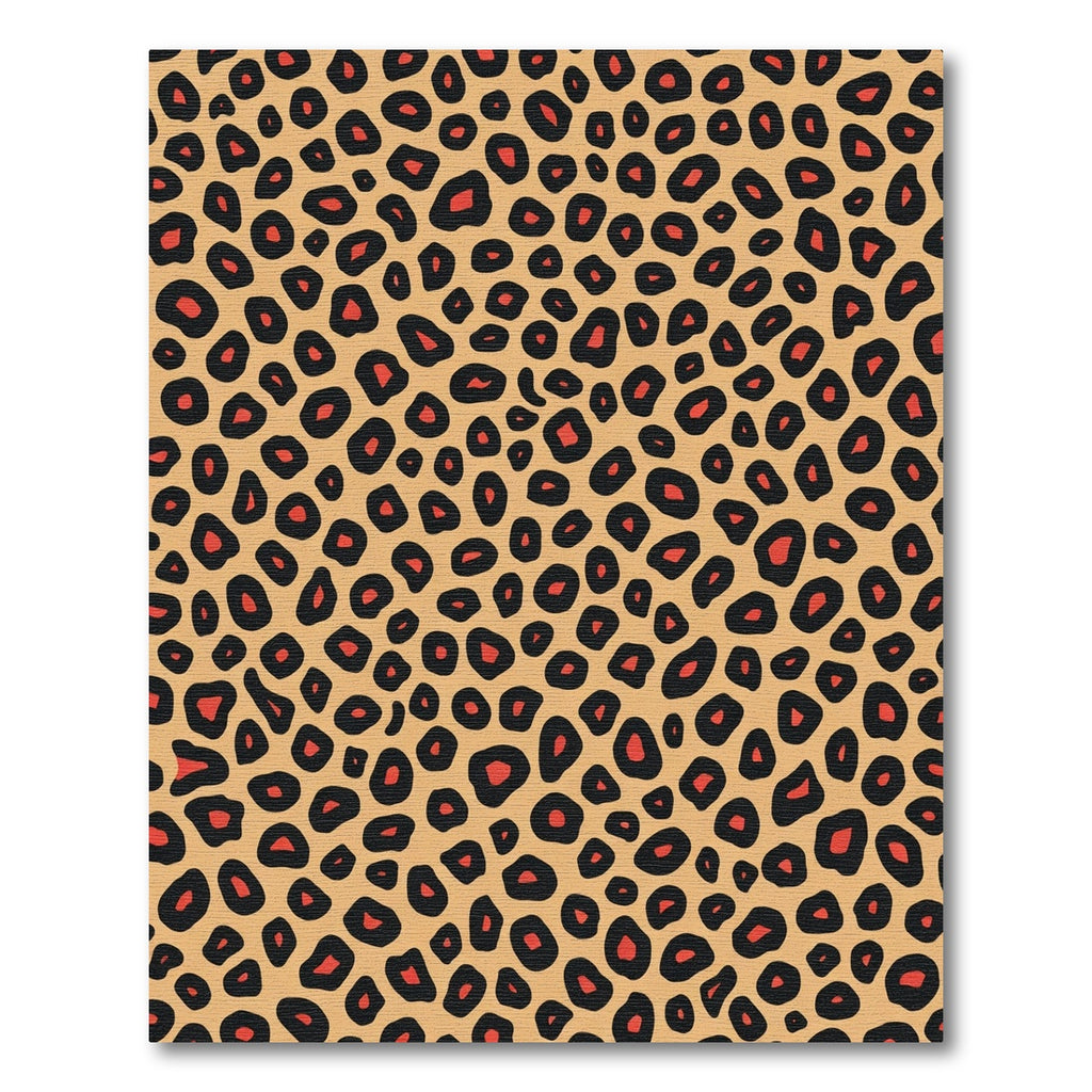 Tawny Red Spotted Animal Spots Rug