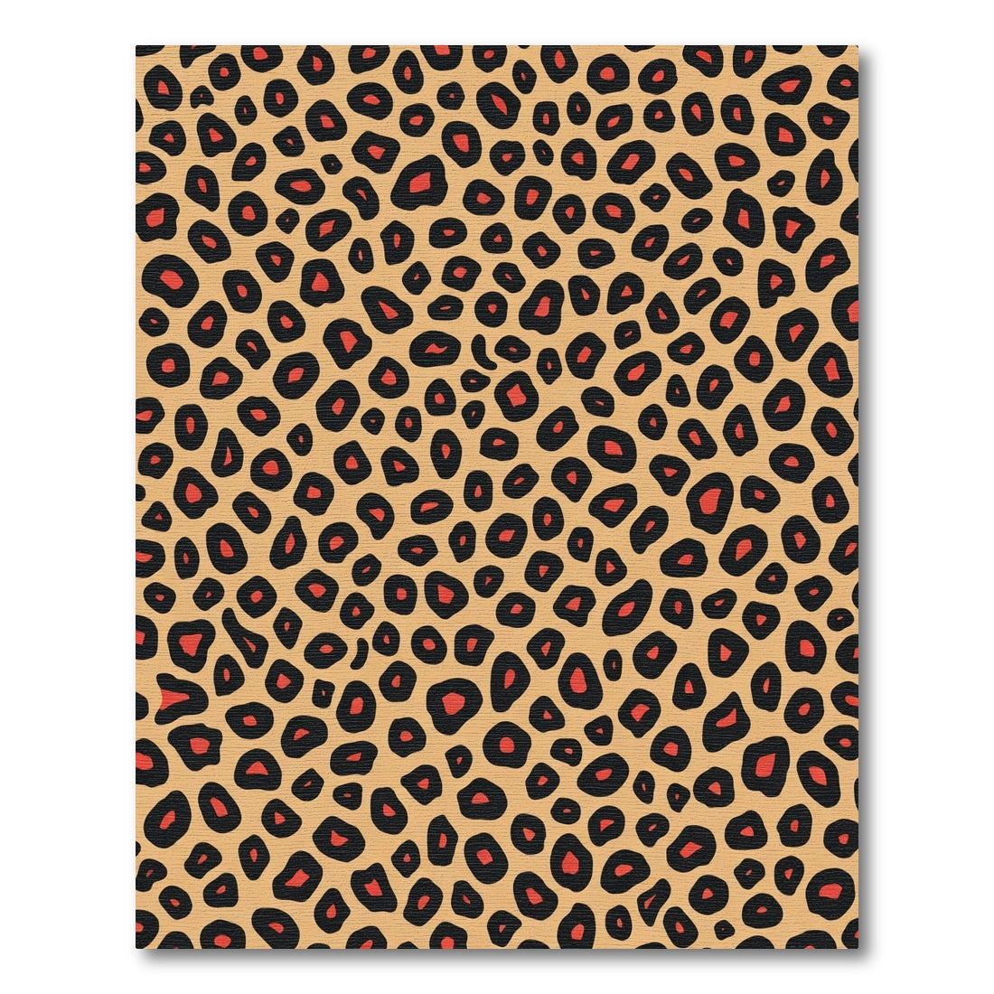 Tawny Red Spotted Animal Spots Rug