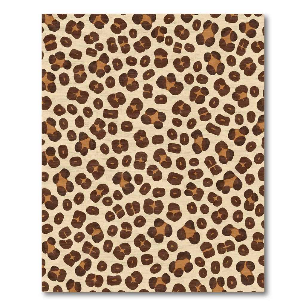 Classic Leopard Spots Natural Rug