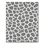 Gray Animal Spots Abstract Rug