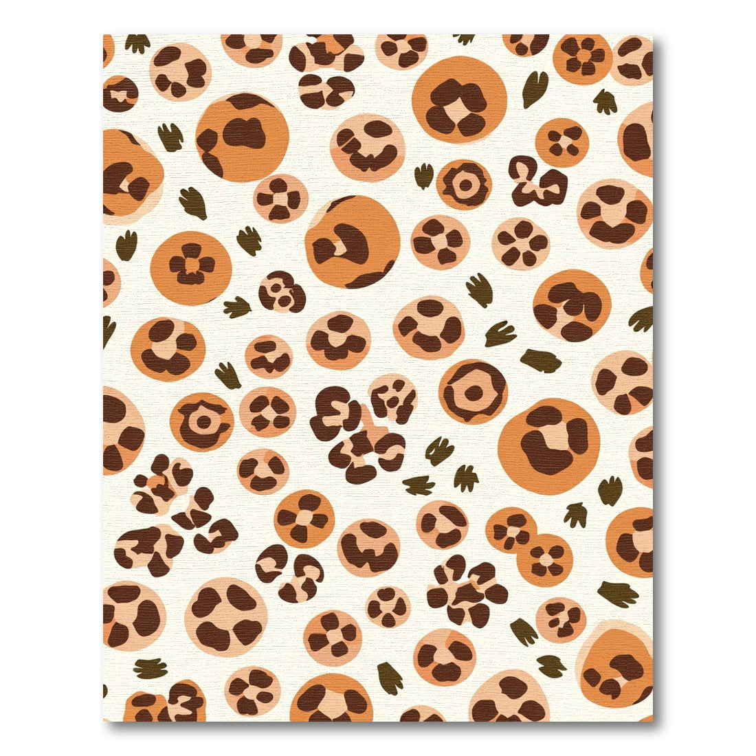 Earth Tones Spotted Organic Shapes Rug