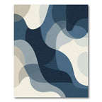 Oceanic Fluid Shapes Rug