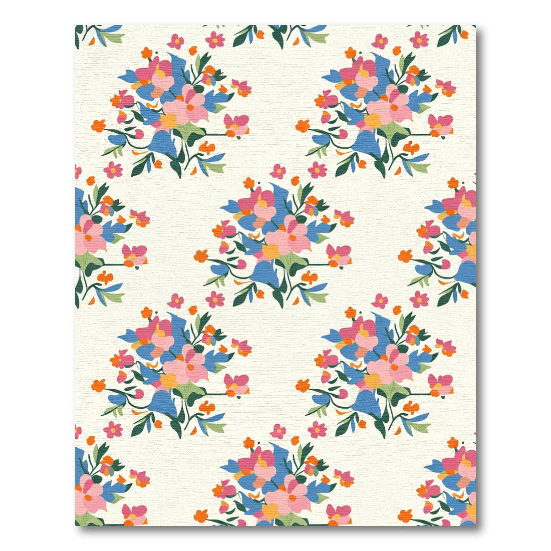 Whimsical Floral Bouquet Arrangement Rug