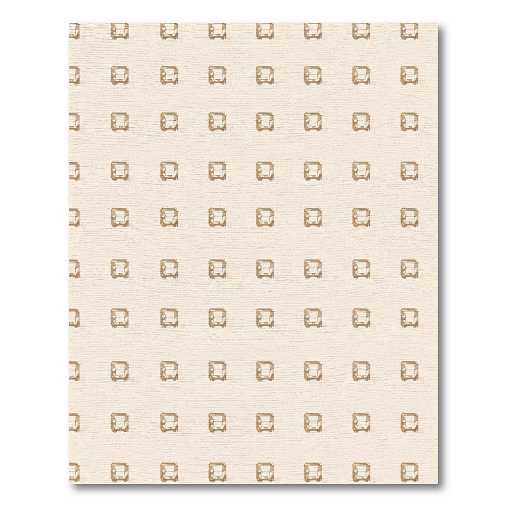 Neutral Beige Armchair Repeat Rug