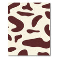 Brown Cream Irregular Spots Rug