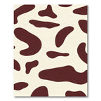 Brown Cream Irregular Spots Rug
