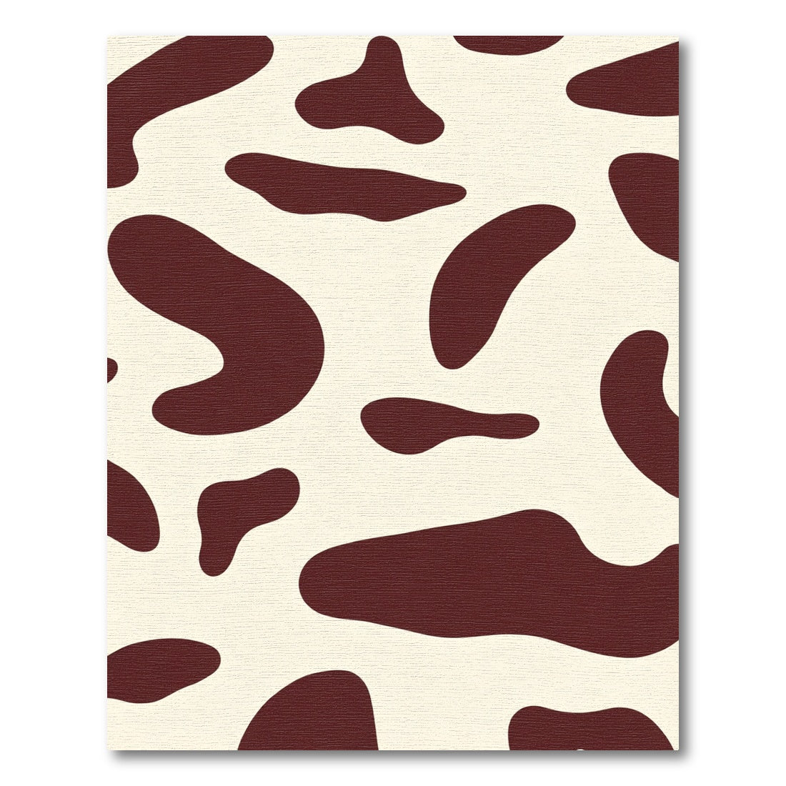 Brown Cream Irregular Spots Rug