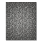 Monochromatic Abstract Floral Repeat Rug