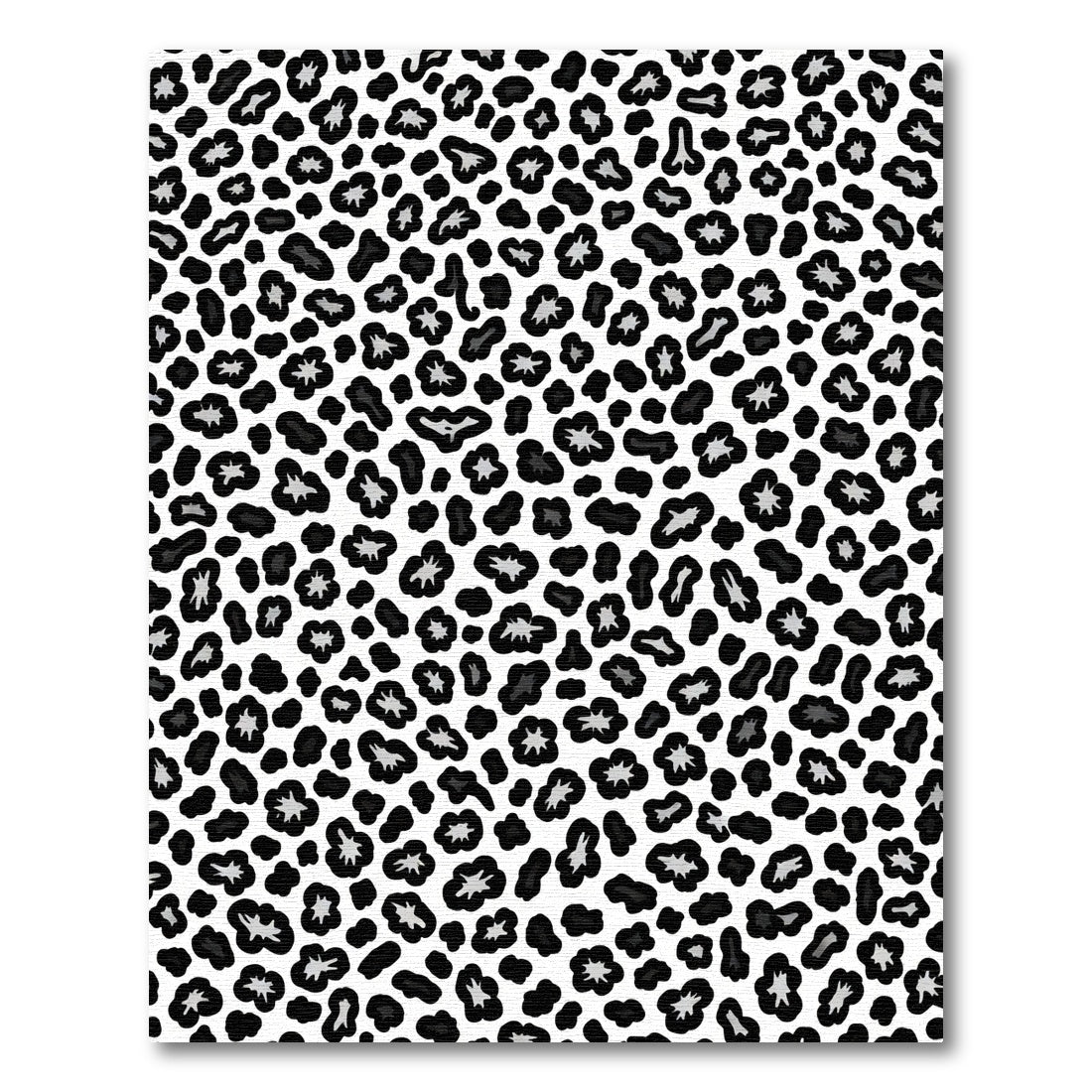 Monochromatic Leopard Spot Pattern Rug