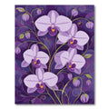 Lavender Orchid Tropical Garden Rug