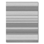 Modern Black White Striped Horizon Rug