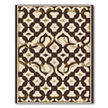 Contemporary Earthy Geometric Arch Rug