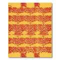 Crimson Textured Horizontal Strips Rug