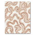 Warm Earth Swirl Abstract Rug