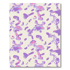 Abstract Amorphous Lavender Pink Shapes Rug
