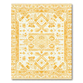 Golden Ochre Tribal Medallion Rug