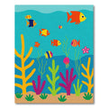Oceanic Coral Fish Scene Rug