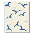 Blue Seagull Flight Meadow Rug