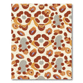 Abstract Terracotta Organic Shapes Rug