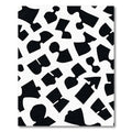 Black And White Jigsaw Puzzle Shapes Rug