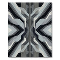 Monochromatic Geometric Layered Abstract Rug