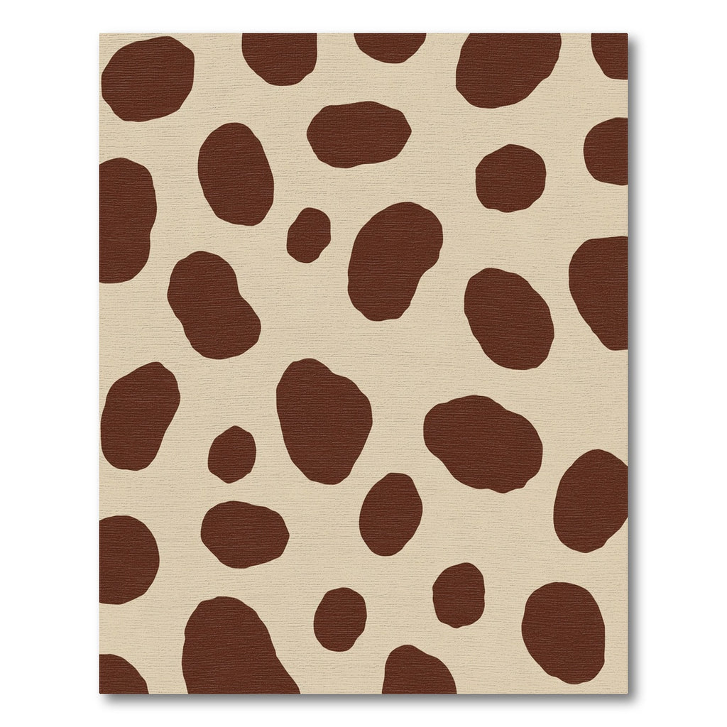Brown Spotty Contemporary Contemporary Rug
