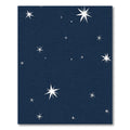 Navy Celestial Starburst Night Sky Rug