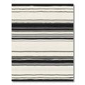 Monochromatic Gray Stripe Horizon Rug