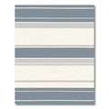 Serene Blue Gray Striped Harmony Rug