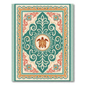 Coastal Teal Turtle Medallion Rug