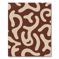 Deep Earth Smooth Organic Forms Rug