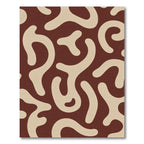 Deep Earth Smooth Organic Forms Rug