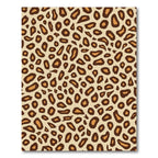 Classic Leopard Spot Texture Rug