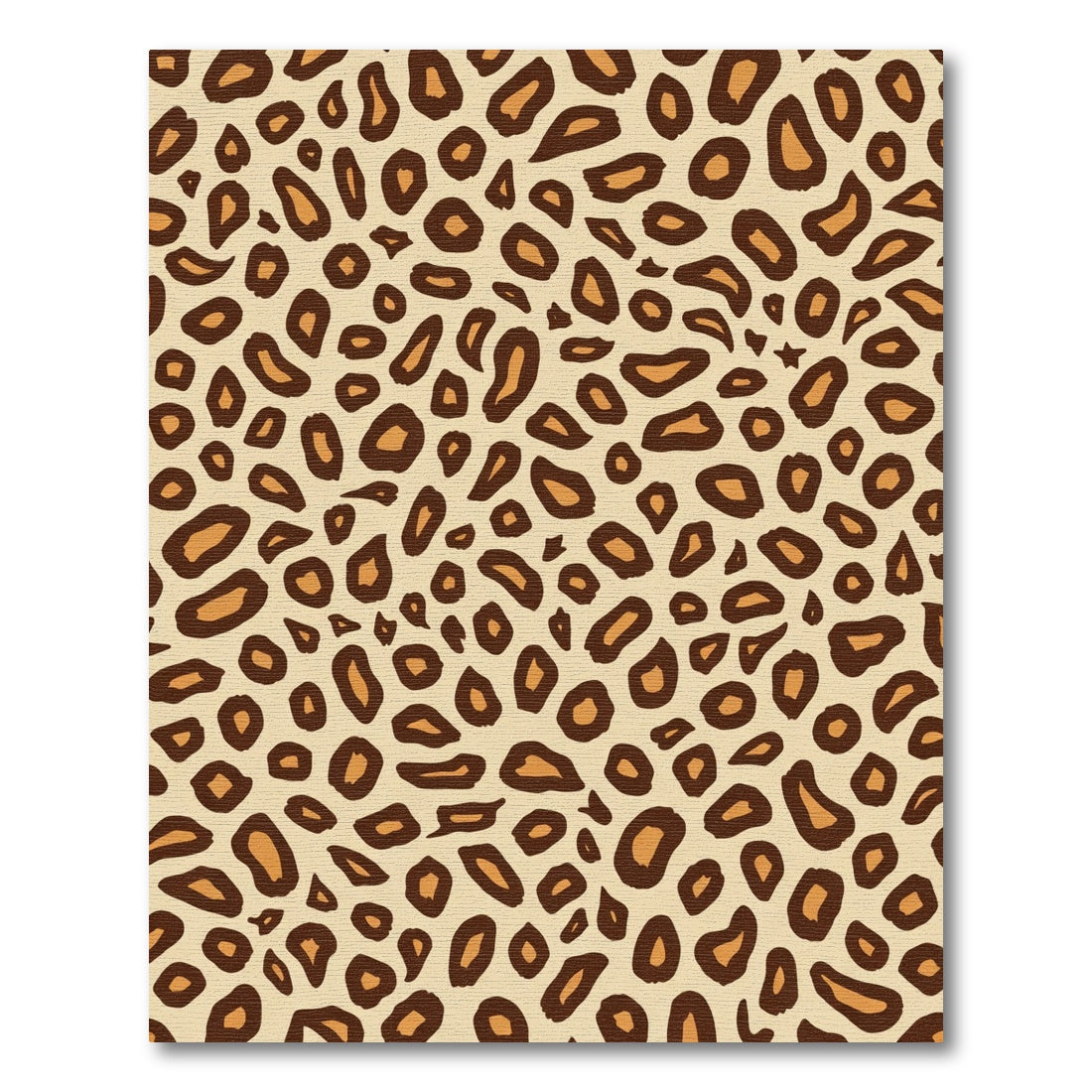 Classic Leopard Spot Texture Rug